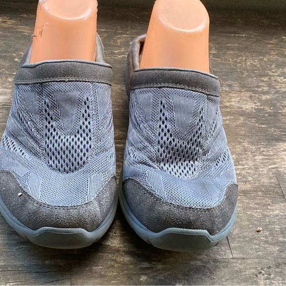 SKECHERS 49005 Womens RELAXED SERENITY Blue Gray Slip-on Mule Clog Shoed SZ 9.5 - Picture 2 of 11